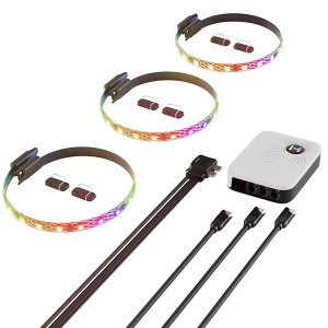  HYTE LS10 qRGB Light Strips (컨트롤러/330mm)