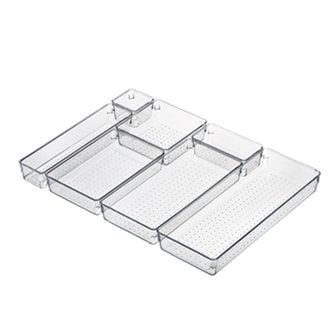 생활살림 서랍 칸막이 다용도 수납 책상 화장대 소품 정리함