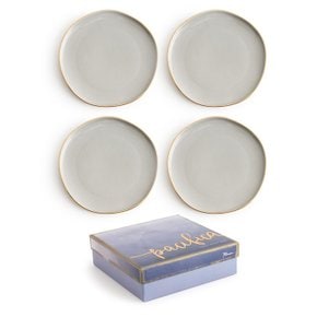 Pacifica Plate Gray 4pcs/set