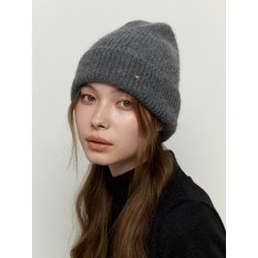 kinda angora beanie - gray