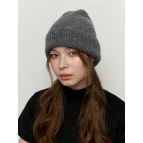 kinda angora beanie - gray