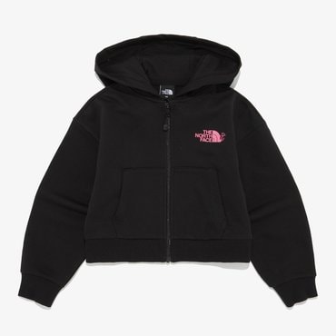 노스페이스 [노스페이스키즈 공식] NJ5JR03S 걸즈 N 그루브 집업 자켓_BLACK
