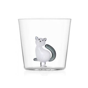 [해외직배송] 이첸도르프 유리컵 태비캣 고양이 스모크 테일