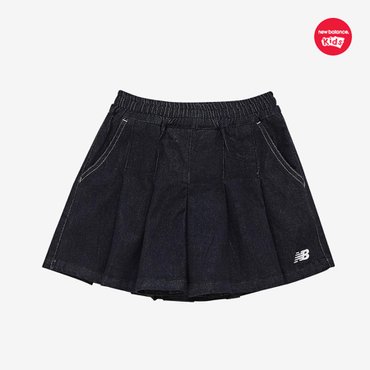 뉴발란스키즈 NBGC_여아 데님 플리츠 스커트 (NK9WF3801G)
