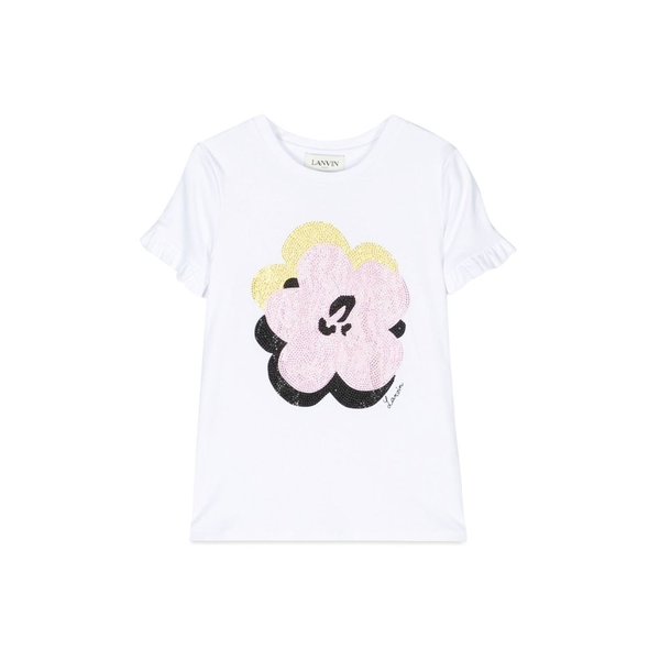 확대된 대표 [해외배송] 23 S/S 랑방 MC 데이지 티셔츠 (KIDS 상품) N15088K_10P B0040206471