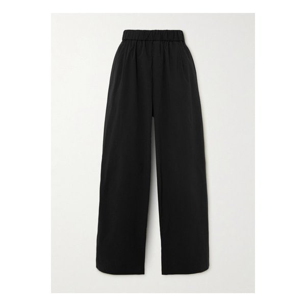 세인트 아그니 크링클 코튼 혼방 와이드 팬츠 블랙 1647597354756108
