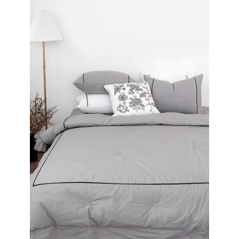 아름드리홈 블랙 라인 고밀도 순면 60수 사계절/간절기 차렵이불 단품