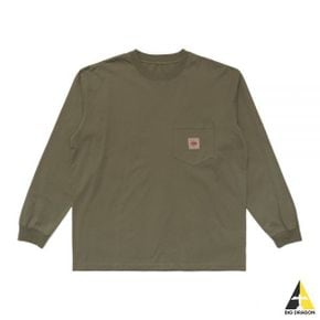 MALBON Guaranteed Products LS Pocket Tee (M-8283-MQT) (남성 개런티드 프러덕트 포켓 티)