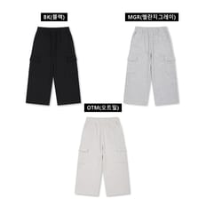 26 FW (공용) 더블니트 와이드 카고 스웨트팬츠 MKG3PT3302
