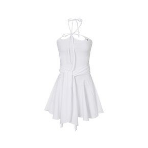 ORCHID TUBE DRESS white