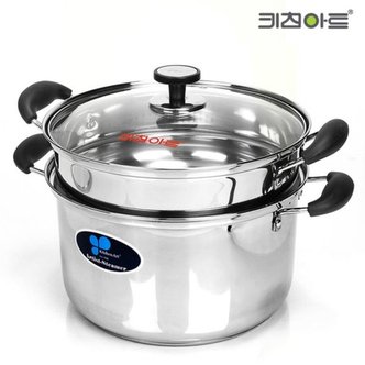 키친아트 아티스트 2단찜기 24cm 고구마 떡 양배추 만두 스텐멀티찜기