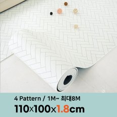 18T PVC 층간소음방지 롤매트  폭 110cm x 1m