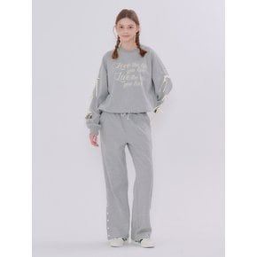 MET ribbon sweatshirt & pants set