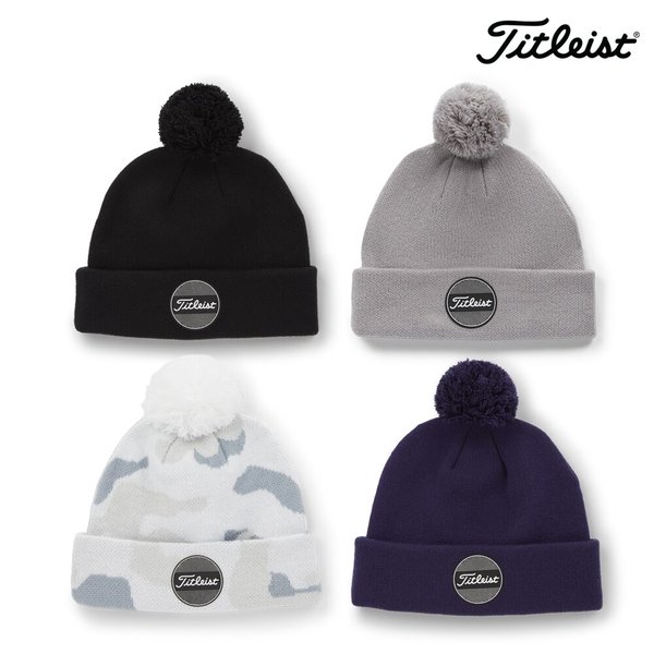 [아쿠쉬네트코리아정품] 타이틀리스트 보드워크 폼폼 비니 골프모자 TH23WBWPN2