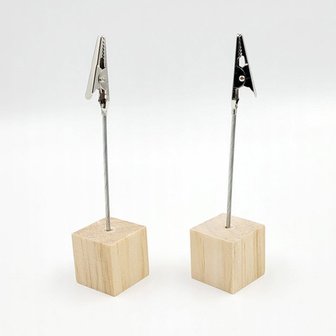 원목 메탈 디저트 네임택 이미지