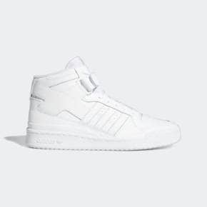 4331815 Adidas Mens Forum Mid Shoes In Footwear White /