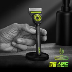 랩스 딥클렌징바 면도기(핸들1입+면도날1입) 네온나이트 + 면도날 4입