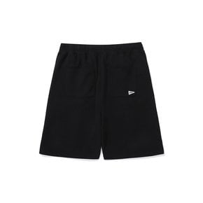 CLASSIC LOGO WIDE FIT PINTUCK SHORTS PANTS 블랙