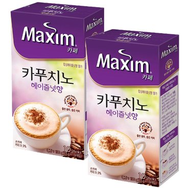  맥심 카페 카푸치노 헤이즐넛 20T (10개입x2개)