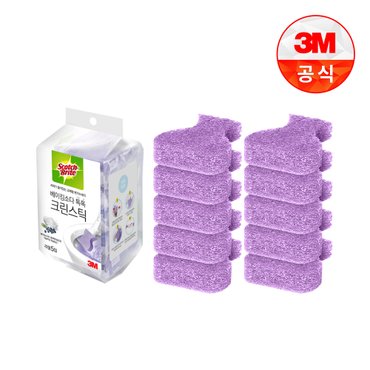 3M 크린스틱 베이킹소다 변기청소용 리필10입