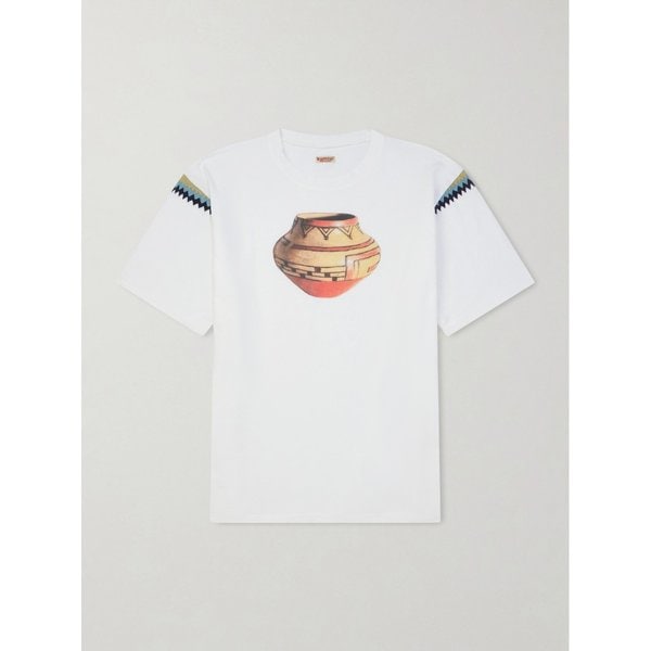 프린트 코튼 저지 티셔츠 46376663163042701