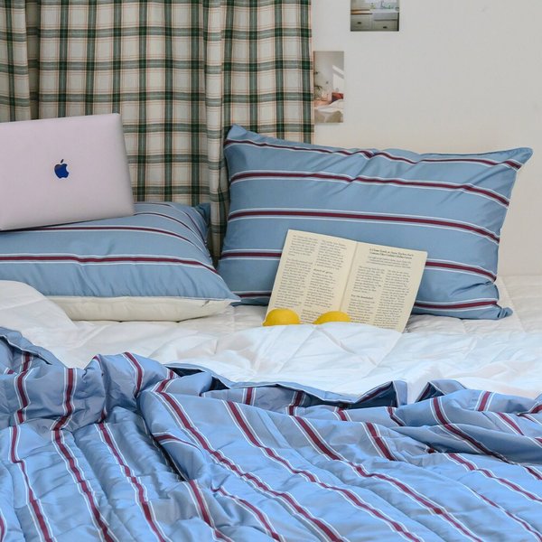 더블리 블랑빈티지 M2 알러지케어 냉감이불 베개세트 Q