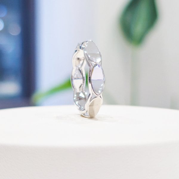 [부산점] 스카이라인 화이트골드 반지 282300003