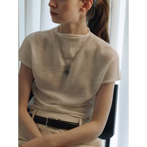 Toggle Cle Necklace_Sliver
