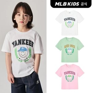 MLB키즈 (공식)24SS 그린플레이 반팔 티셔츠 (3color) 7ATSE0143