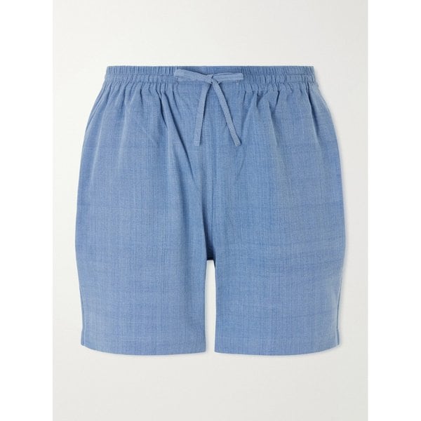 올비아 스트레이트 레그 코튼 드로우스트링 쇼츠 46376663163099425