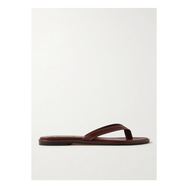 에이디 멜로디 가죽 플립플랍 버건디 1647597358230991