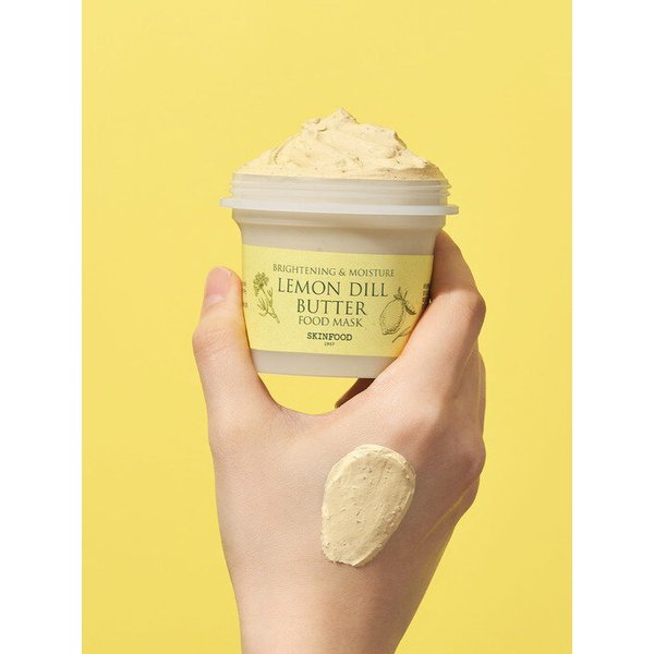 [브라이트닝 워시오프팩] 레몬딜버터 푸드마스크 120g