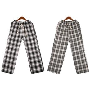 남녀공용 데일리바지 로셀칸 체크글랜 와이드팬츠 (S8428665)