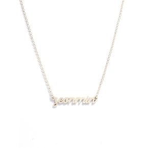 Initials Line Silver Necklace In478 [Silver]