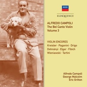 [CD]알프레도 캄폴리 - 벨 칸토 바이올린 Vol.3, 앙코르 : 크라이슬러 & 파가니니 & 드리고 [2Cd] / Alfredo Campoli - The Bel Canto Violin Vol.3 : Kreisler & Paganini & Drigo [2