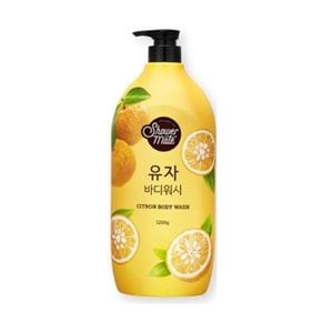 샤워메이트 내츄럴 바디워시 유자향 1.2kg (W9CAEEF)