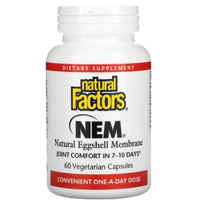 미국직구 Natural Factors 내추럴팩터스 넴 (NEM) 내추럴 에그쉘 멤브레인 60캡슐