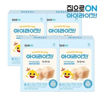  집으로ON 아이러브큐브가자미 100g x 4개