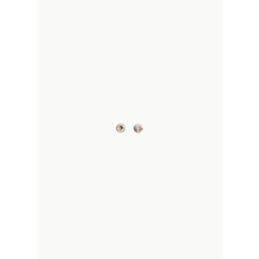 샵아모멘토 큐리오 25PF Suiteki Piaced Earrings, Silver
