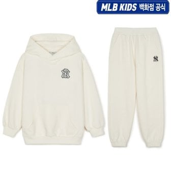 MLB키즈 24FW [KIDS]베이직 스몰 로고 후드 세트 7AHDB0144-50CRS/7APTB0344-50CRS