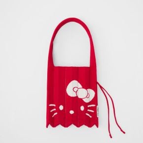 [바로배송]Lucky Pleats Knit S Hello Kitty Barbados Red