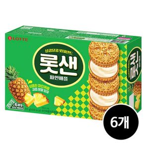 롯데샌드 파인애플, 315g, 6개[34170920]