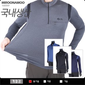 국내생산 스판기능성등산복 남자등산복 남성티셔츠 작업복 아웃도어 알파인  _P060146802