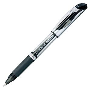 일본 펜텔 에너겔 Pentel BL57 A EnerGel 잉크 볼펜 0.7mm0.03인치 실버 베이스 검정 1437780