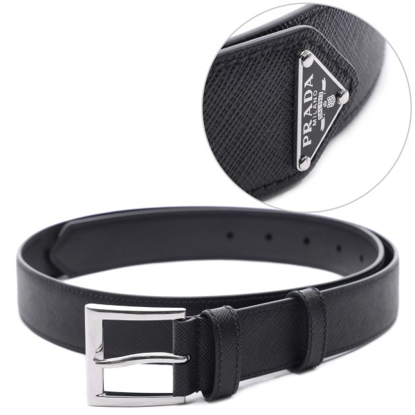 [부산점] [프라다] 26SS 남성 사피아노 삼각로고 벨트 (2CC672 053 F0002 26S)