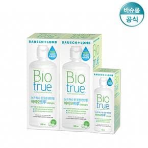 렌즈세척액 바이오트루 300ml*2 + 120ml 렌즈세정액