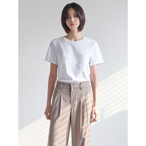 여성 20수 기본 솔리드 티셔츠 LWTS0251