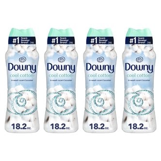  Downy Cool Cotton  다우니 데오도라이저 쿨코튼 538ml 섬유유연제 4개