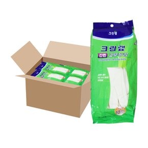 크린랩 크린 간편 고무장갑 10P 1박스 30개