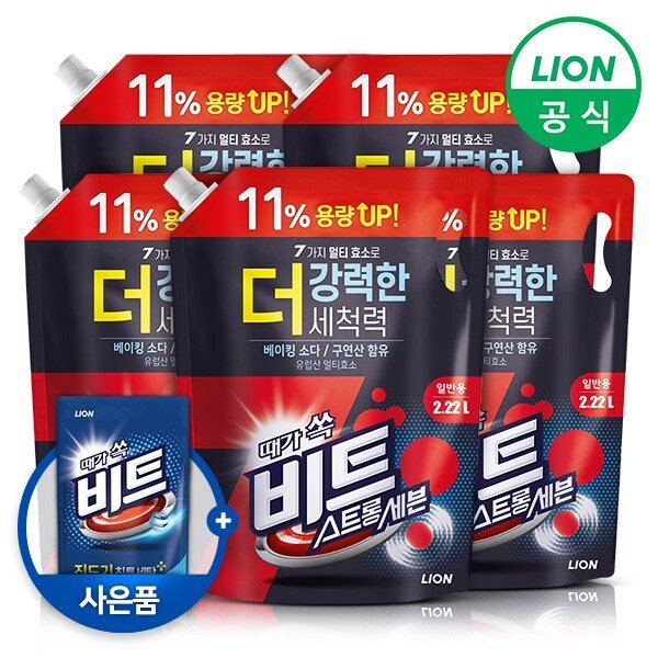 스트롱 세븐 액체세제 2.22L 리필 x 5개